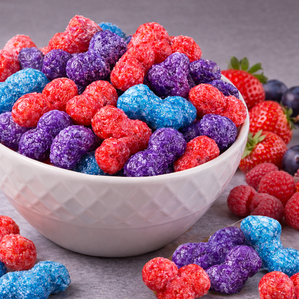 Triple Berry Puffs