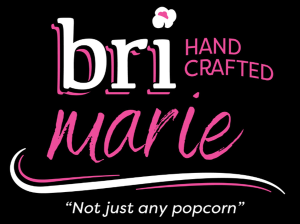 Bri Marie Gourmet Popcorn logo