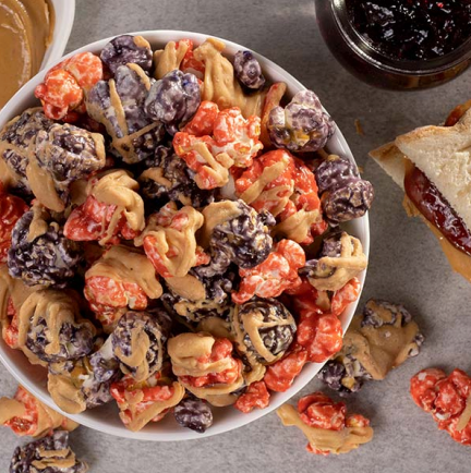 3 Flavor Gift Basket Savory Lover: Savory Mix: Buffalo & Garlic Parm, Sweet Chili & White Cheddar, Caramel