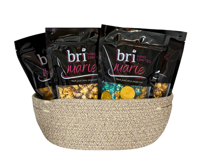 Holiday Weaved Gift Basket