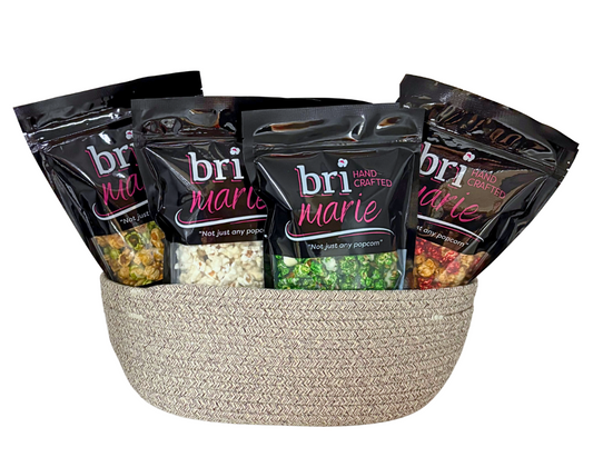 Holiday Weaved Gift Basket