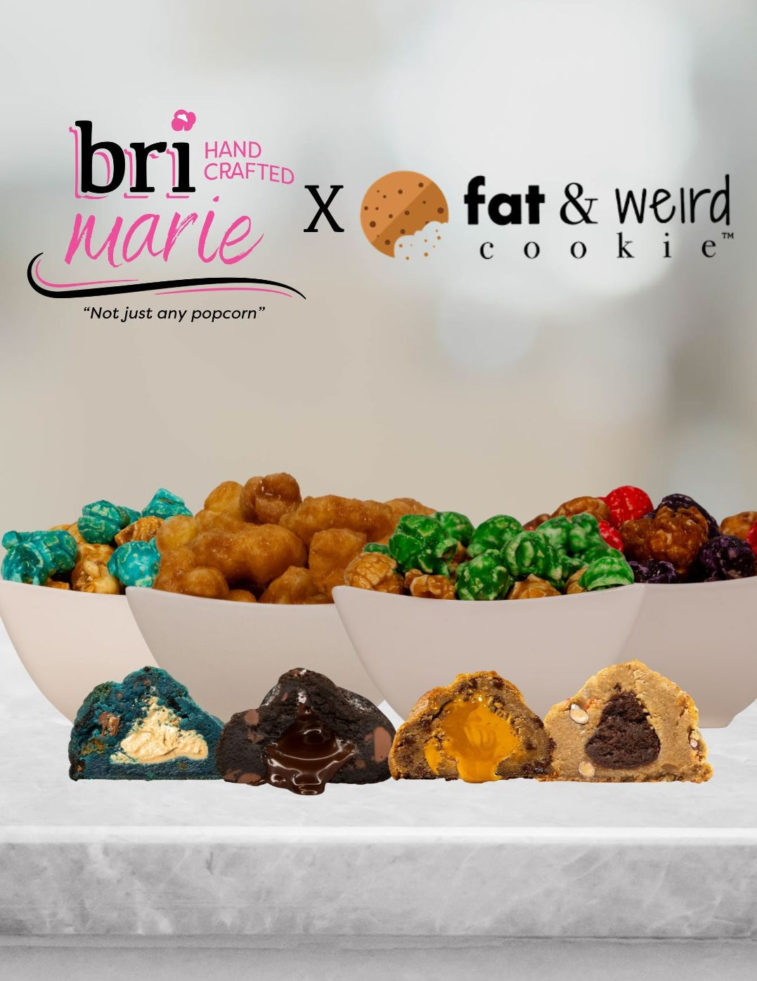 Bri Marie Popcorn x Fat & Weird Cookies