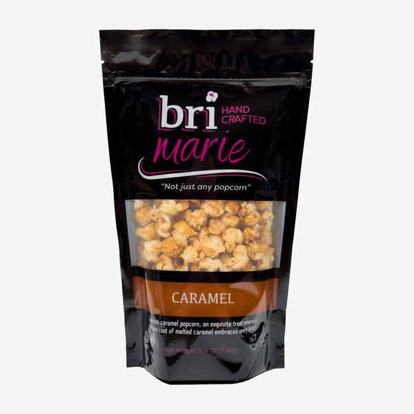 Bri Marie popcorn and Fat and Weird Cookies collab snack box product photo