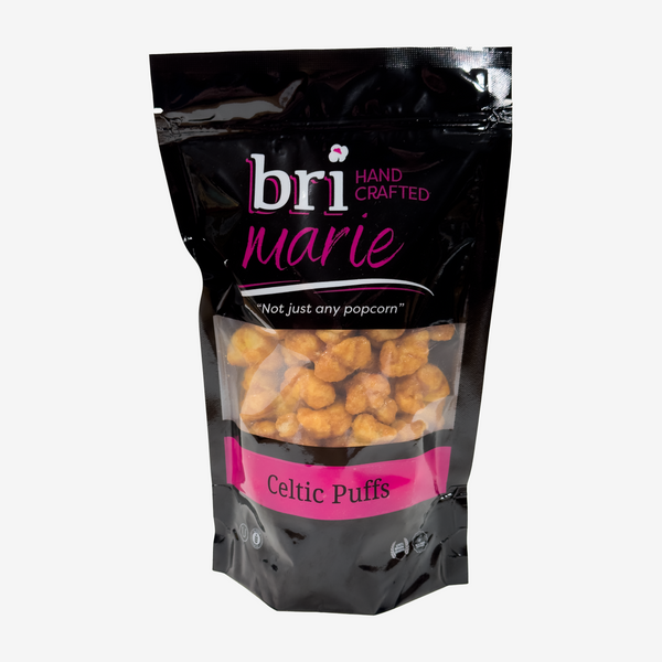 Bri Marie popcorn and Fat and Weird Cookies collab snack box product photo