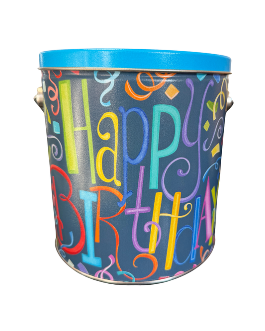 Happy Birthday 1-Gallon Tin