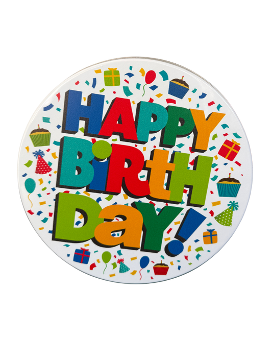 Happy Birthday 1/2 Gallon Tin