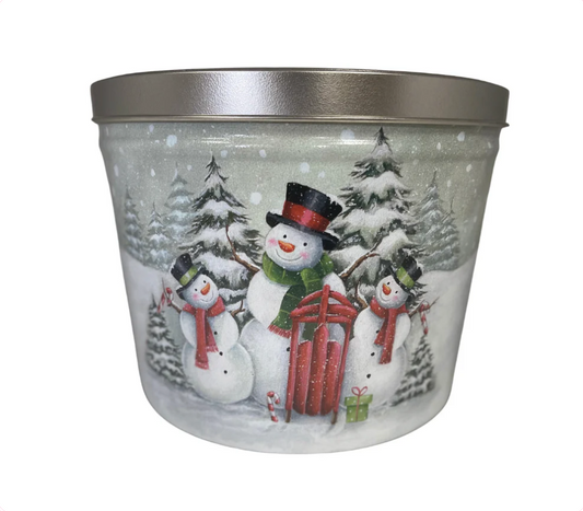 2 Gallon Tree Holiday Tin