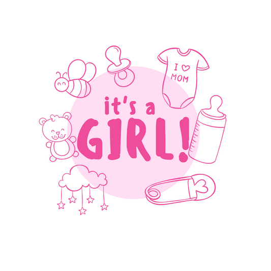 It's A Girl! Baby Shower-Party Pack of 25